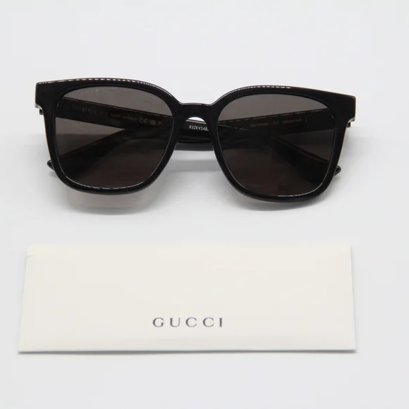 NEW GG1346SK 002 GUCCI MEN BLACK SQUARE SUNGLASSES